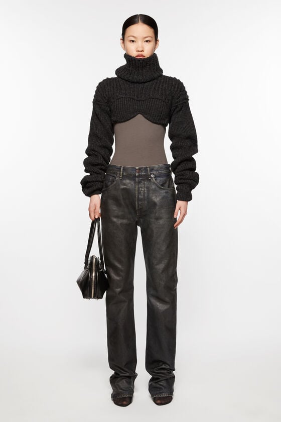 Acne Studios Cropped high neck knit Laufsteg-Show Günstiger Verkauf