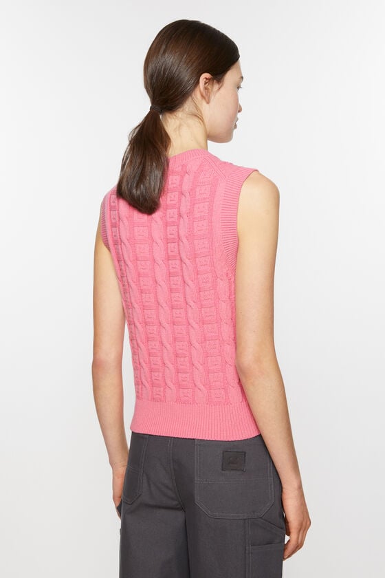 Acne Studios Ärmelloser Zopfstrickpullover Unisex Meist gekauft
