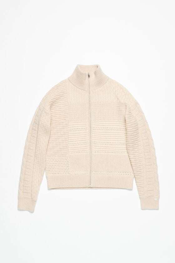 Acne Studios Strickjacke aus Patchwork-Strick Unisex Fabrik Onlineshop