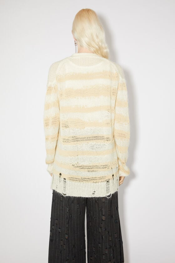 Acne Studios Gestreifter Cardigan im Used-Look Begrenztes Angebot