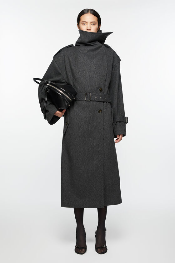 Acne Studios Mantel mit Gürtel