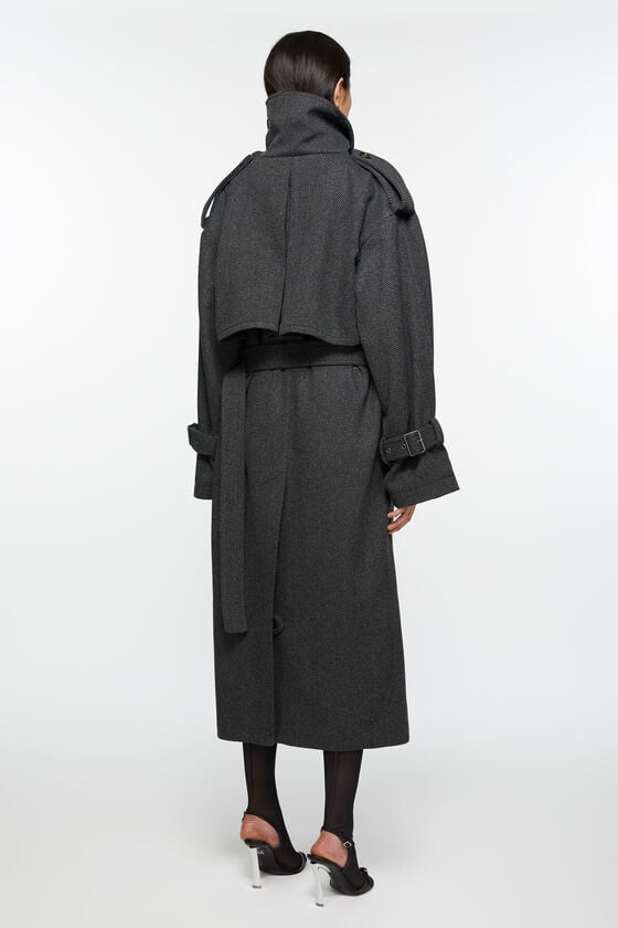 Acne Studios Mantel mit Gürtel Räumungsverkauf