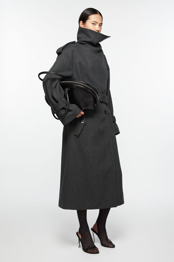 Acne Studios Mantel mit Gürtel Räumungsverkauf