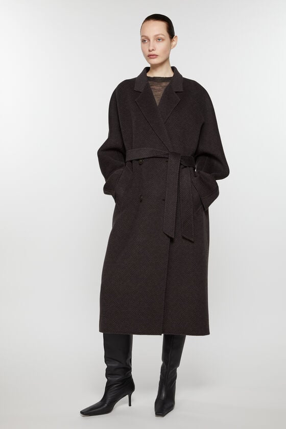 Acne Studios Zweireihiger Wollmantel Tägliche Deals