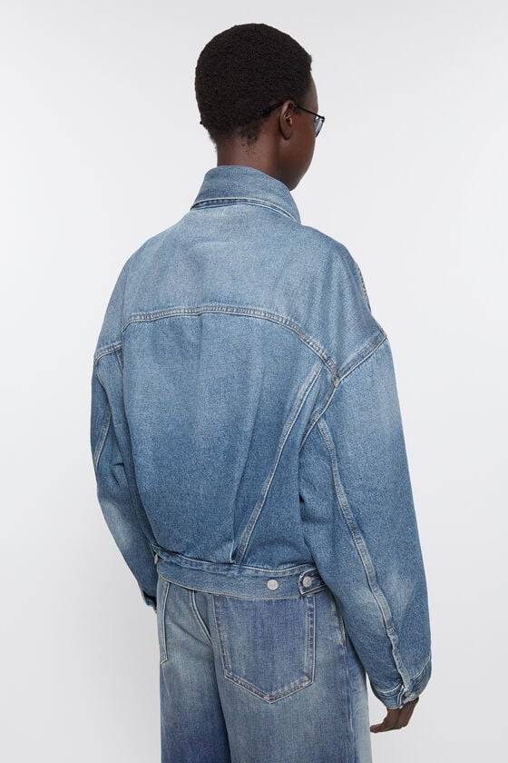 Acne Studios Jeansjacke - Lockere Cropped-Passform Tiefpreis