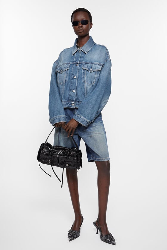 Acne Studios Jeansjacke - Lockere Cropped-Passform Tiefpreis