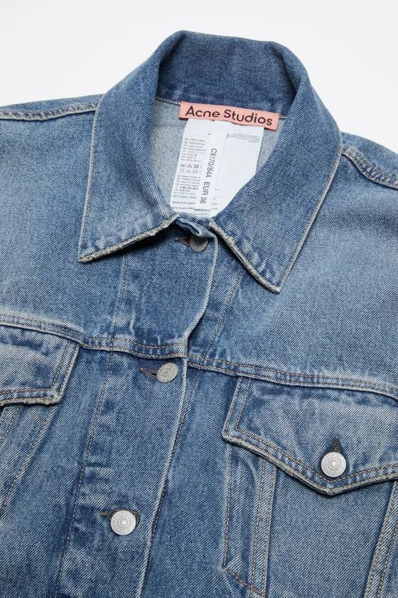 Acne Studios Jeansjacke - Lockere Cropped-Passform Tiefpreis