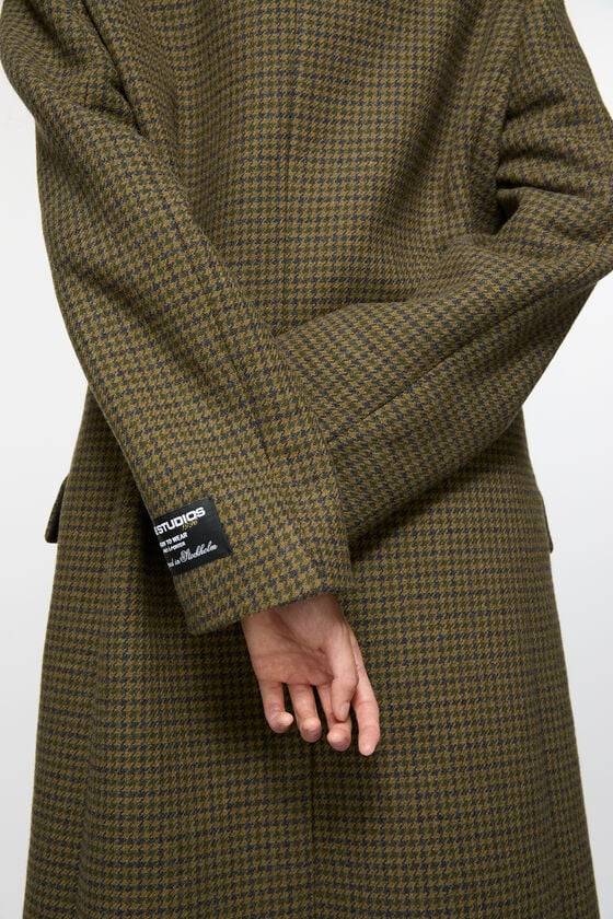 Acne Studios Zweireihiger Wollmantel Super Sparpreis