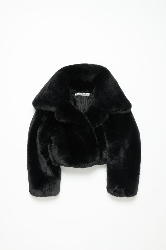 Acne Studios Flauschige Jacke Laufsteg-Show Wochenangebot