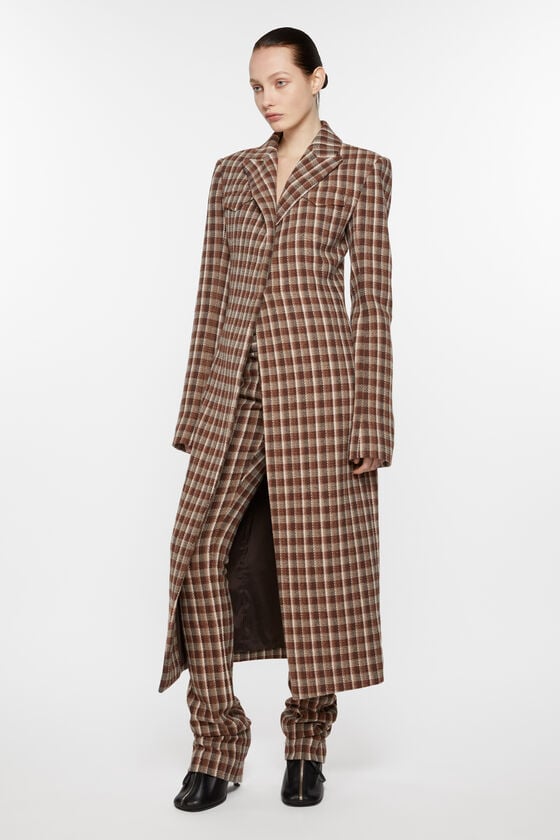 Acne Studios Single-breasted coat Laufsteg-Show JETZT KAUFEN