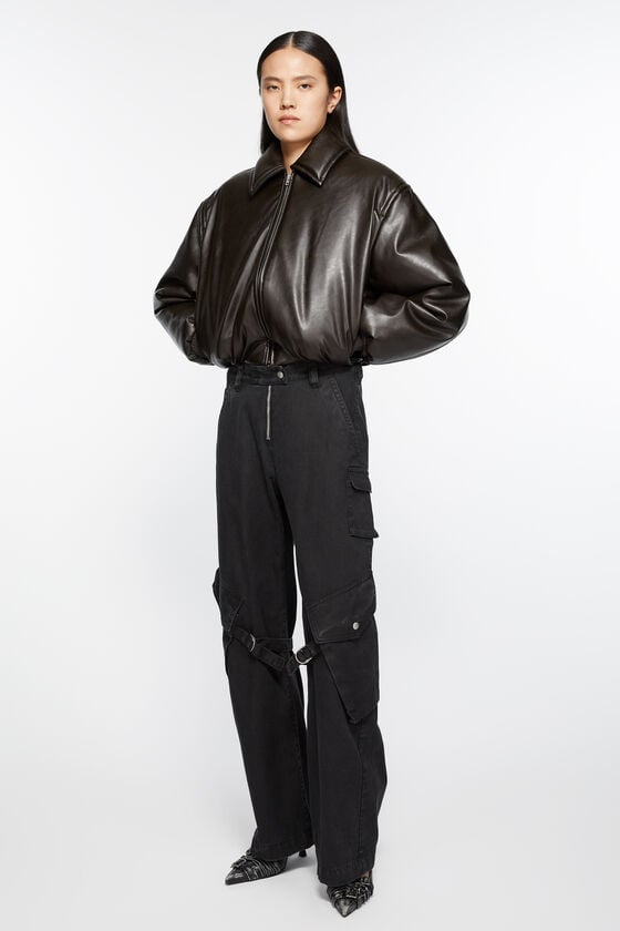 Acne Studios Beschichtete Bomberjacke Neueste Stile