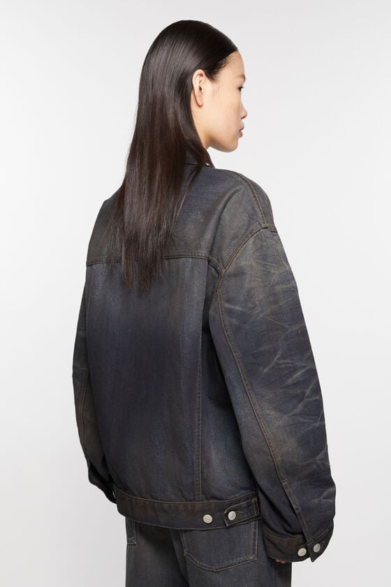 Acne Studios Jeansjacke – Übergroße Passform Bis zu 60% Rabatt