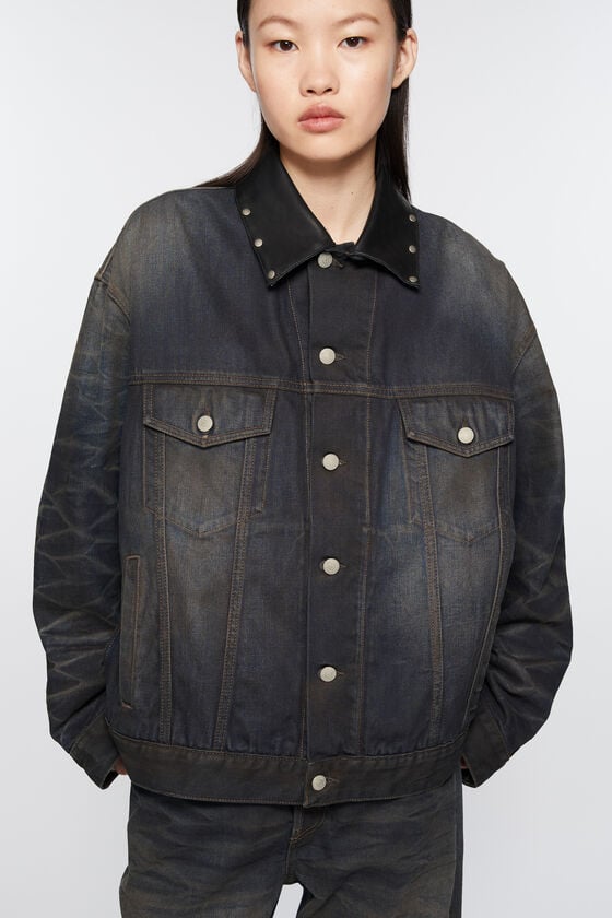Acne Studios Jeansjacke – Übergroße Passform Bis zu 60% Rabatt