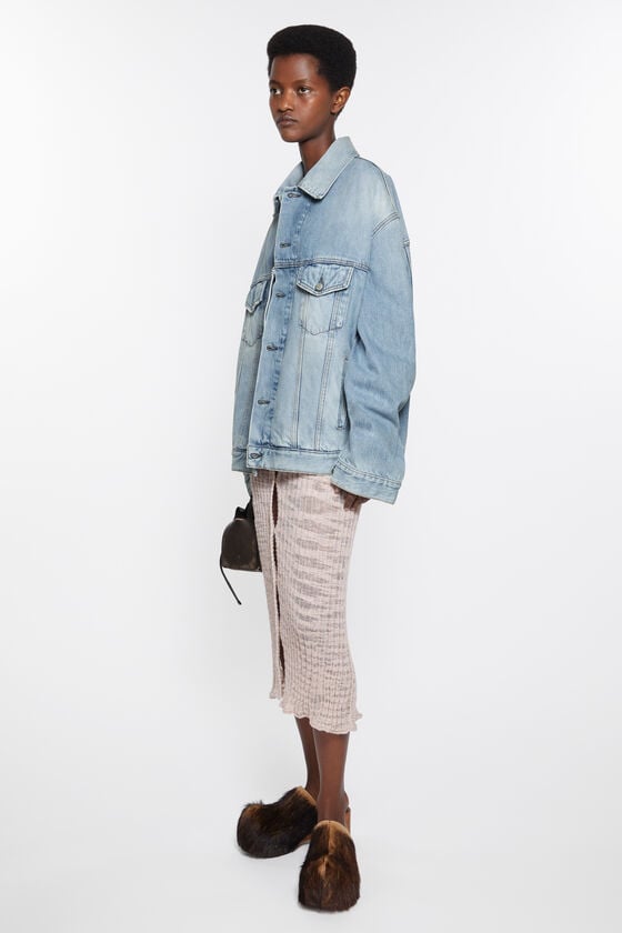 Acne Studios Jeansjacke – entspannte Passform Sonderangebot der Fabrik