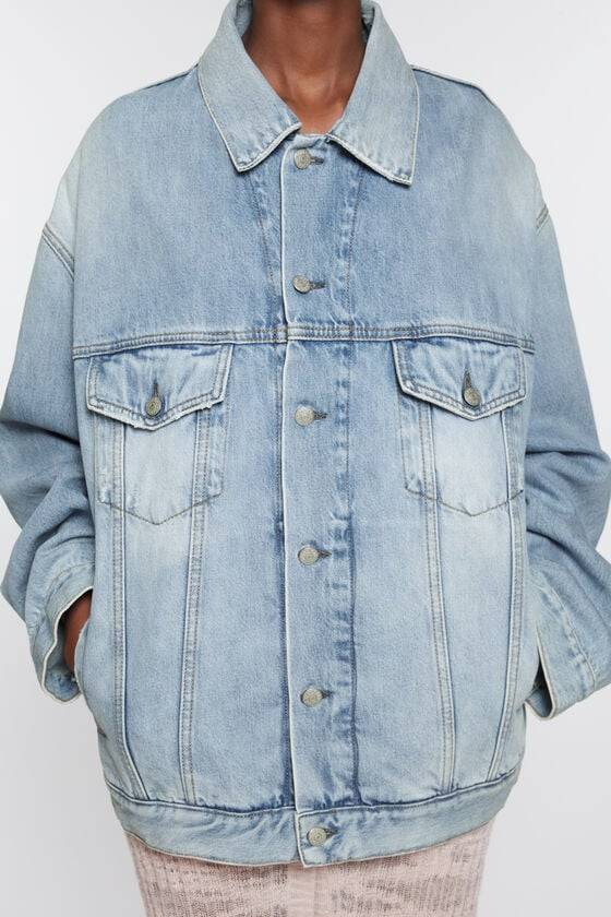 Acne Studios Jeansjacke – entspannte Passform Sonderangebot der Fabrik