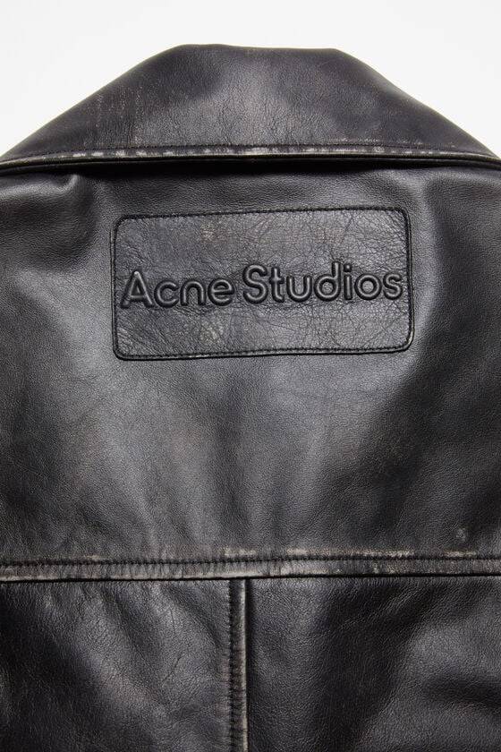 Acne Studios Bikerjacke aus geschliffenem Leder Clearance-Verkauf