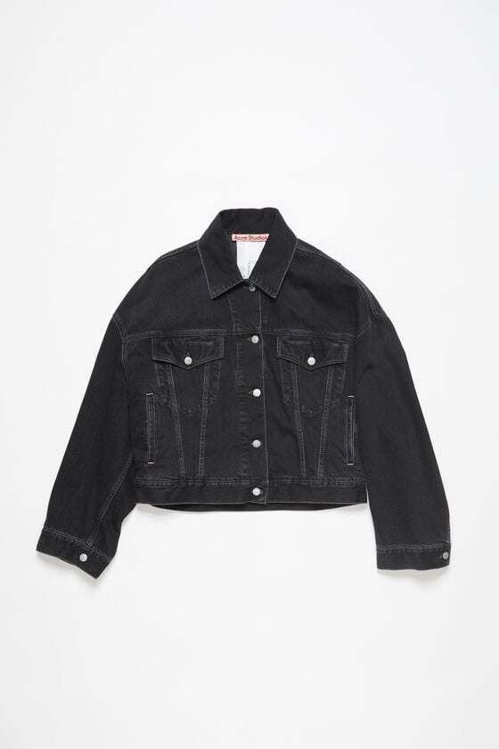 Acne Studios Denimjacke – gecroppt mit lockerer Passform Kostenloser Versand international