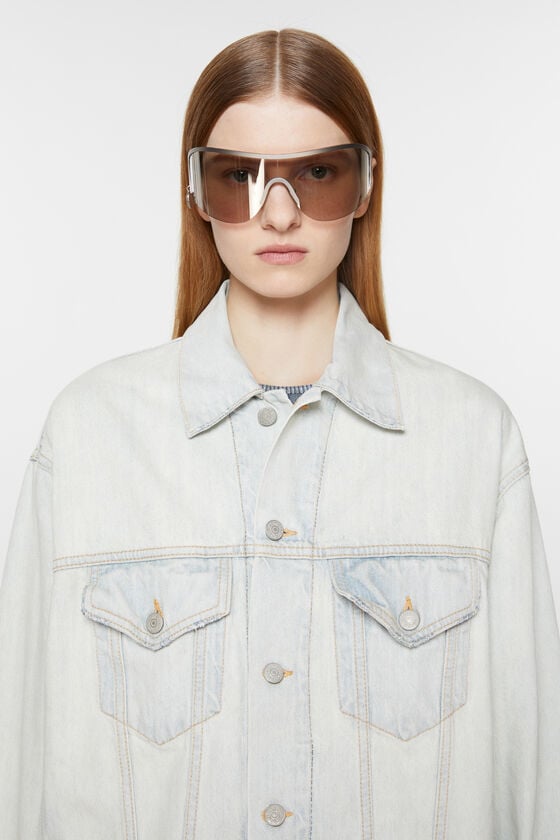 Acne Studios Jeansjacke – entspannte Passform Fabrikladen