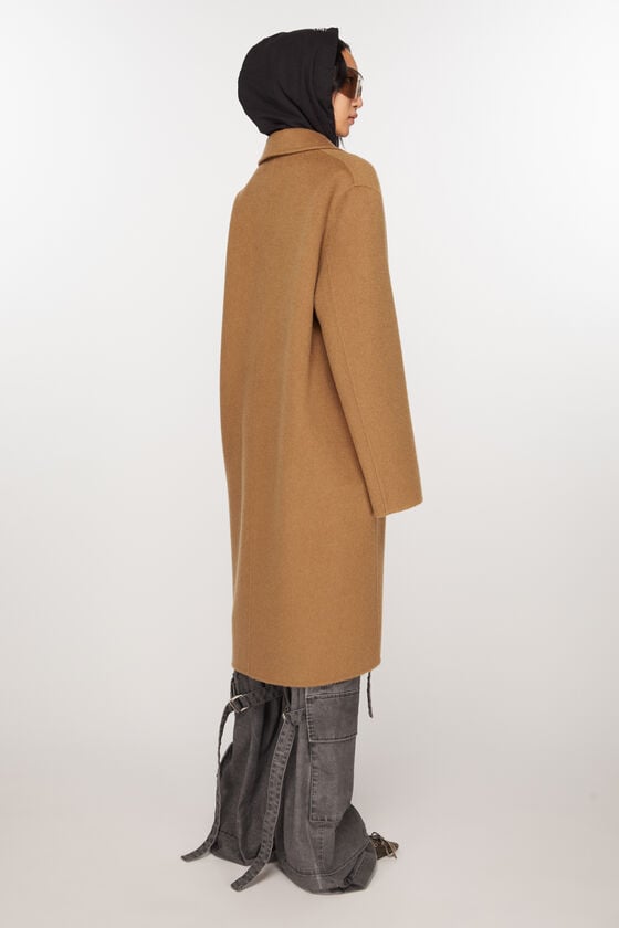 Acne Studios Einreihiger Wollmantel Rabatte dieses Monats