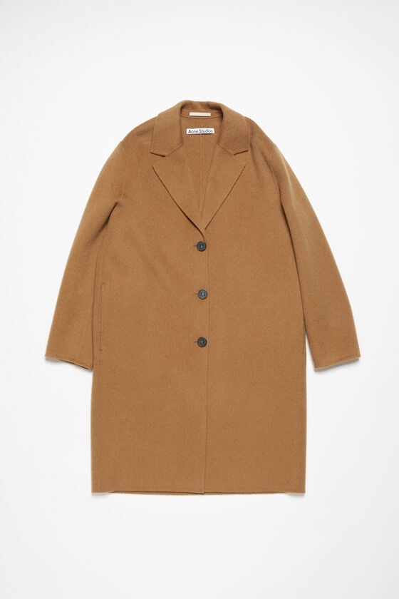 Acne Studios Einreihiger Wollmantel Rabatte dieses Monats