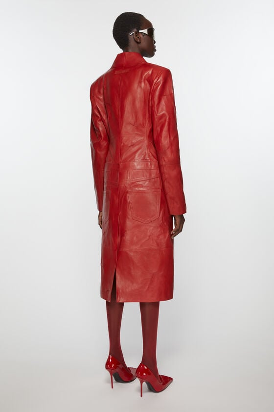 Acne Studios Ledermantel Laufsteg-Show Online