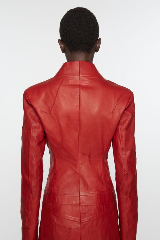 Acne Studios Ledermantel Laufsteg-Show Online
