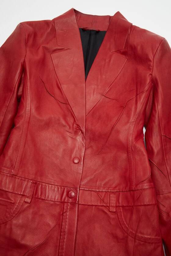Acne Studios Ledermantel Laufsteg-Show Online
