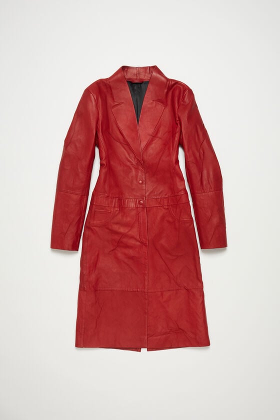 Acne Studios Ledermantel Laufsteg-Show Online