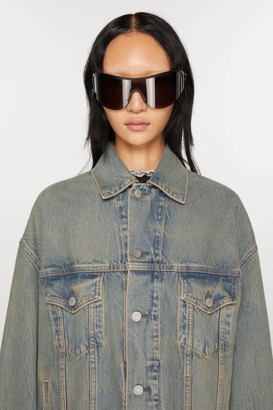 Acne Studios Oversized-Denimjacke Auslauf