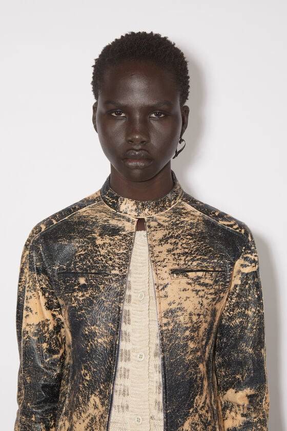 Acne Studios Bikerjacke aus Leder Hotsell