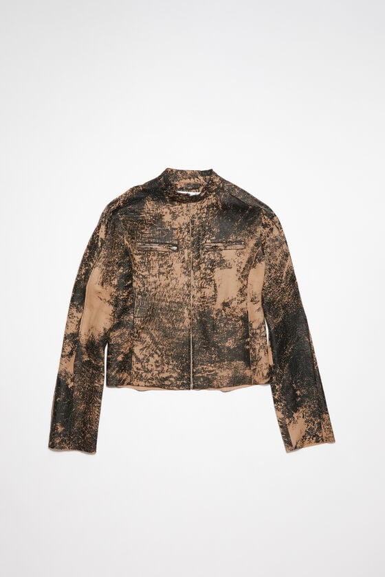Acne Studios Bikerjacke aus Leder Hotsell