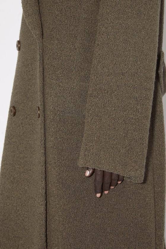 Acne Studios Zweireihiger Wollmantel Schlussverkauf
