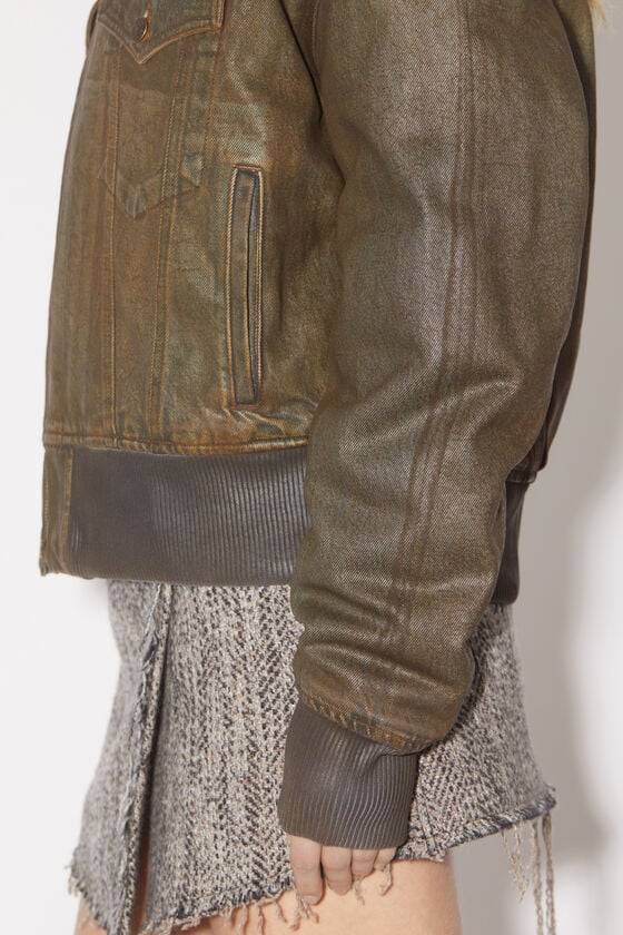 Acne Studios Bomberjacke aus gefärbtem Denim Günstiger Verkauf