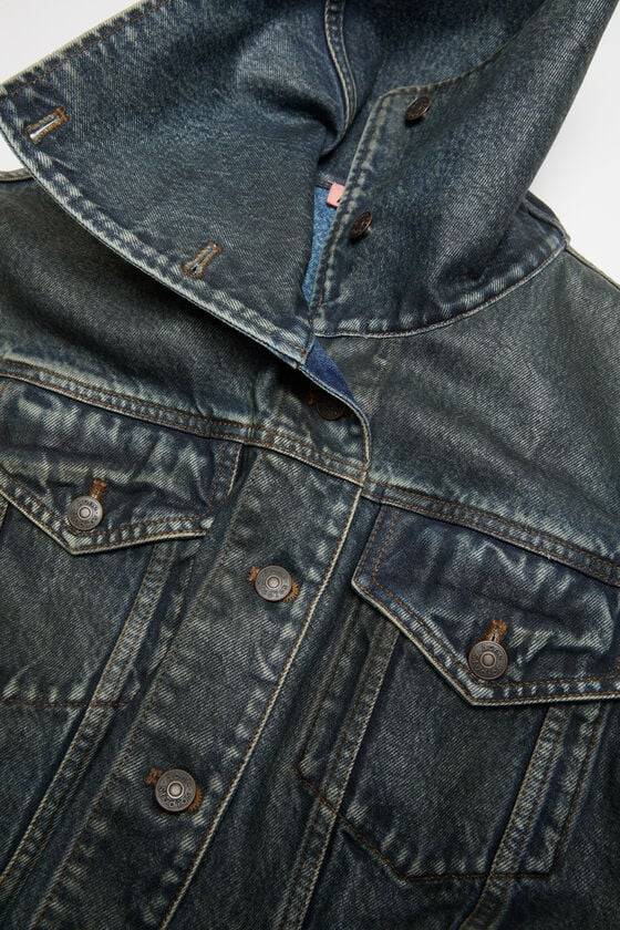 Acne Studios Beschichtete Jeansjacke Laufsteg-Show Limitierter Zeitrabatt