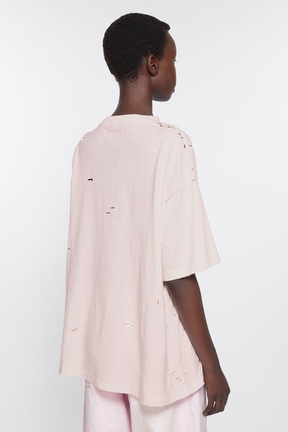 Acne Studios Logo-T-Shirt – lockere Passform Rabatt