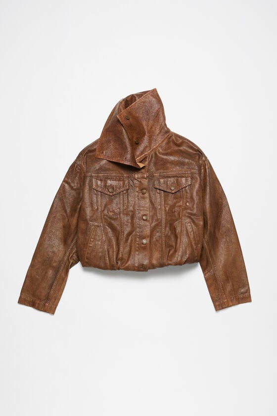 Acne Studios Coated denim jacket Laufsteg-Show Günstig kaufen