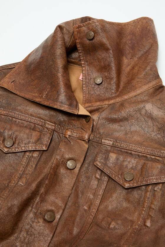 Acne Studios Coated denim jacket Laufsteg-Show Günstig kaufen