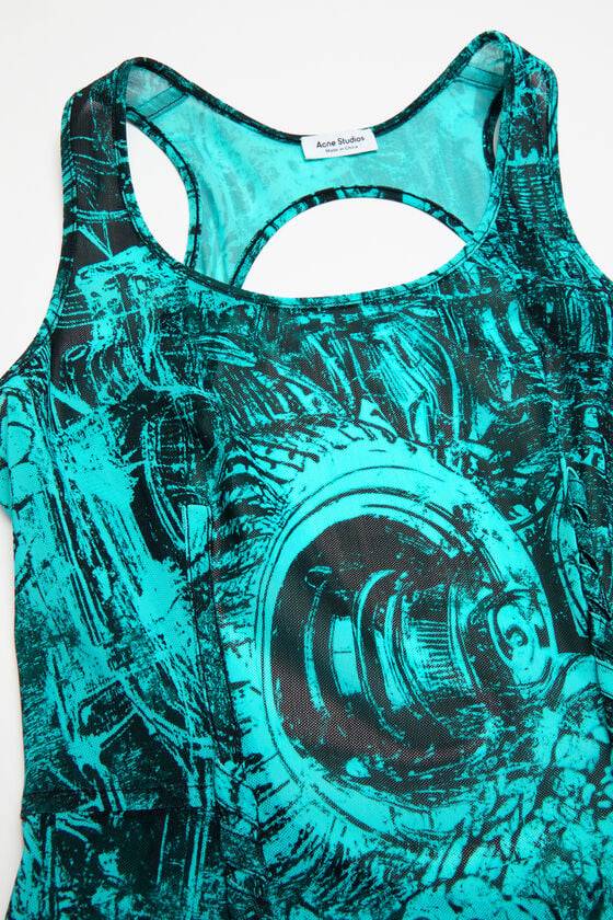 Acne Studios Printed dress Laufsteg-Show Flash Sale