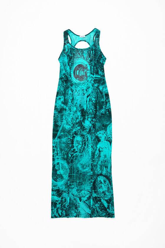 Acne Studios Printed dress Laufsteg-Show Flash Sale