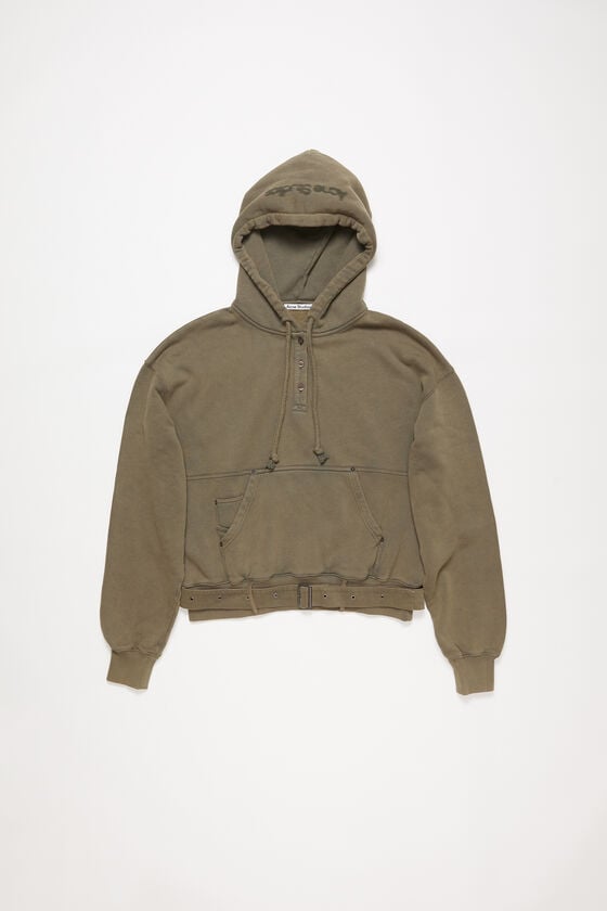 Acne Studios Kapuzenpullover mit verschwommenem Logo Saisonschlussverkauf