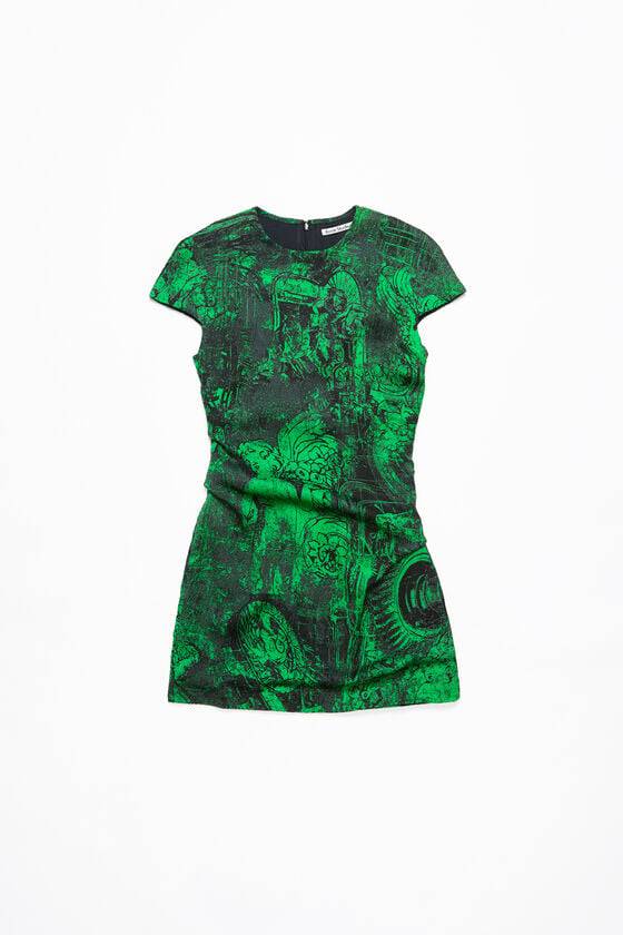 Acne Studios Printed dress Laufsteg-Show Black Friday