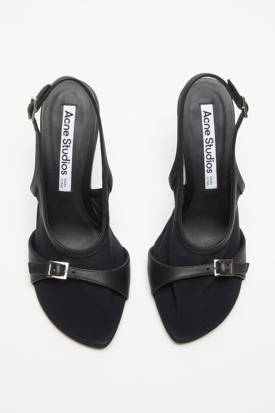 Acne Studios Mesh slingback heels Laufsteg-Show Blitzangebot