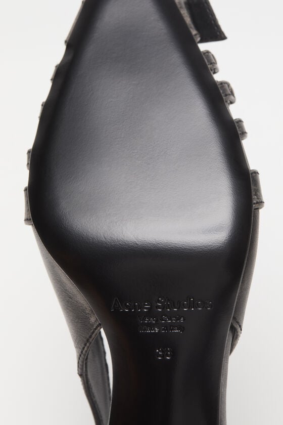 Acne Studios Slingbacks aus Leder mit Absatz Riesige Ersparnisse