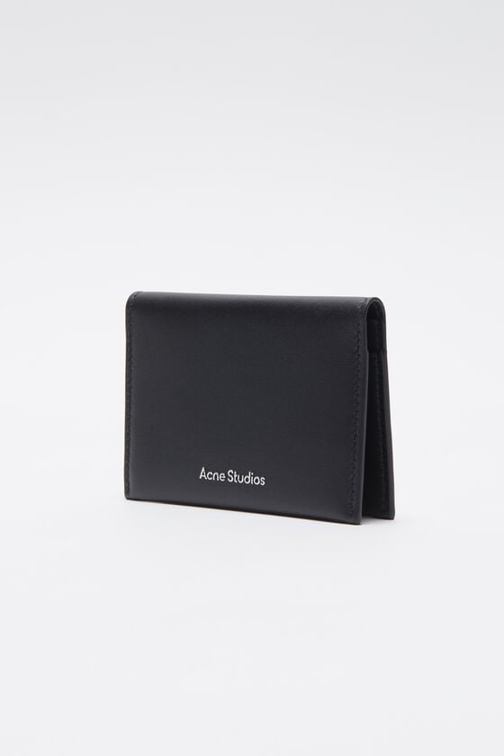 Acne Studios Gefaltete Lederbrieftasche VIP-Rabatte