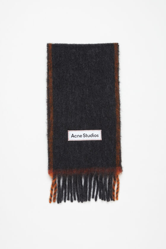 Acne Studios Woll-Mohair-Schal – Schmal Tiefpreis