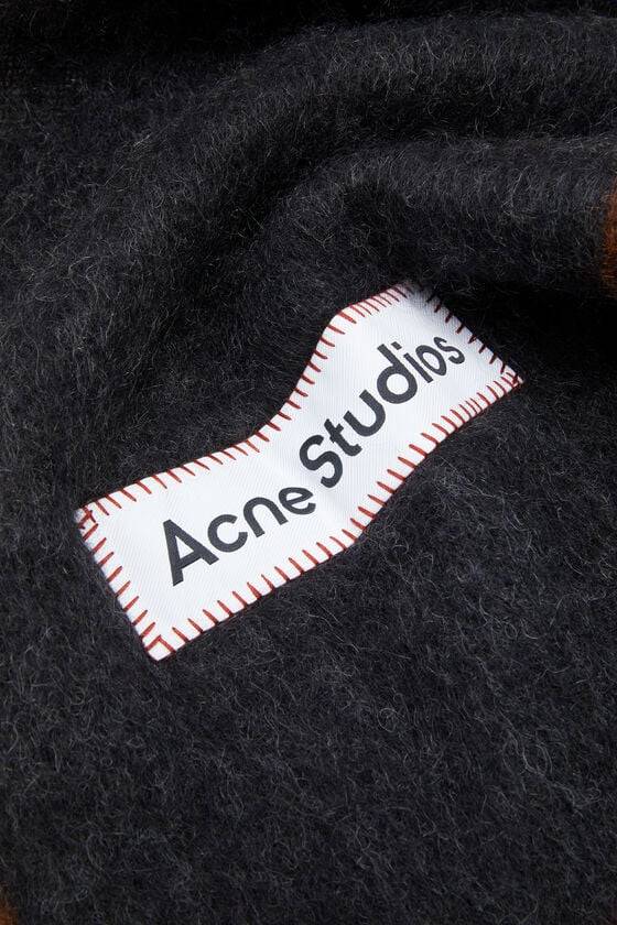 Acne Studios Woll-Mohair-Schal – Schmal Tiefpreis