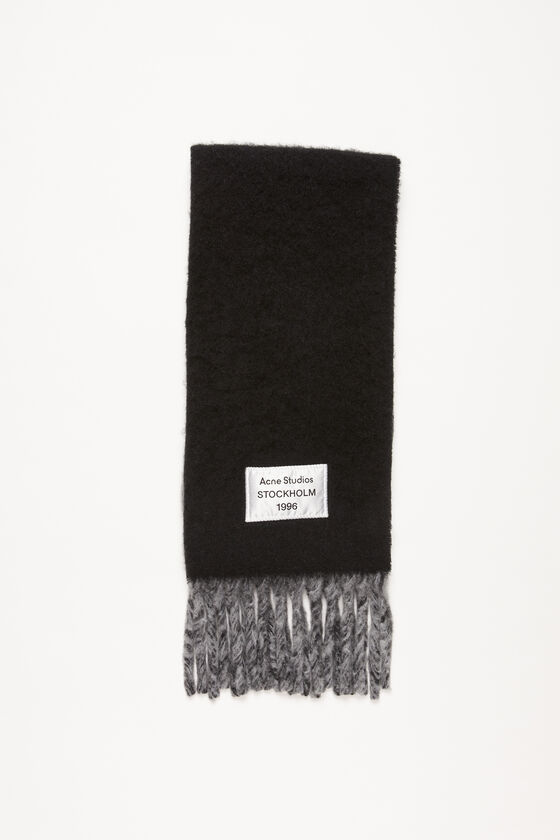 Acne Studios Fransen-Schal mit Logo Super Sparpreis