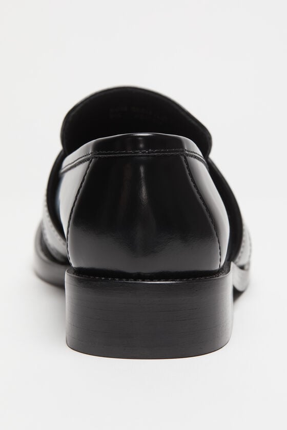 Acne Studios Slipper aus gebürstetem Leder Wochenangebot