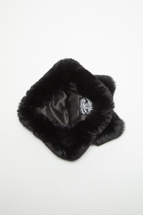 Acne Studios Flauschige Mütze mit Schleife Letzte 3 Tage