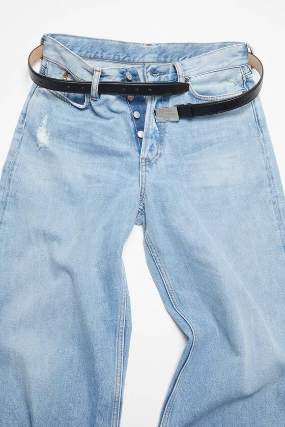Acne Studios Ledergürtel mit eingraviertem Logo Bis zu 60% Rabatt